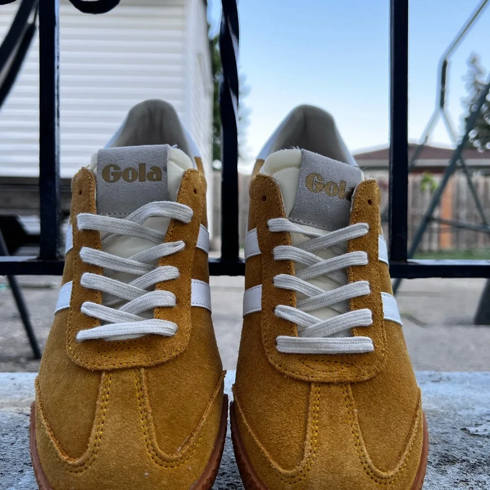 Gola Mustard and White Casual Shoes - Picture 2 of 4